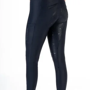 Begrenztes Angebot Reithose Damen Winter Carla FS Style mit Vollgrip in deep night