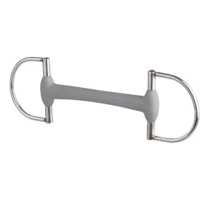 D-Ring Gebiss, Olivenkopfstange medium Echt