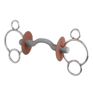 3-Ring Gebiss, Zungenbogenstange hart Neuheit