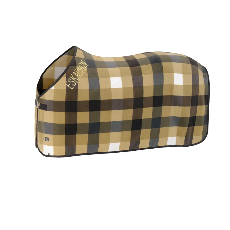Abschwitzdecke Heritage Fleece Check cardamom Kostenloser Versand