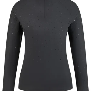 Zip Shirt Damen Selection Function in schwarz Geprüft