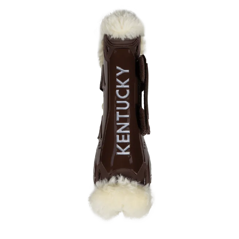 Vegan Fell Springgamaschen Velcro Rabatt