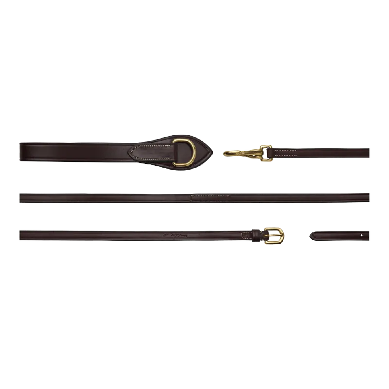 Versand Am Gleichen Tag Ausbindezügel komplett aus Leder 1\\/2\\" | Dy'on